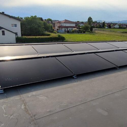 Photovoltaik Anlage Flachdach - BICHLER Installation & Sanitär GmbH