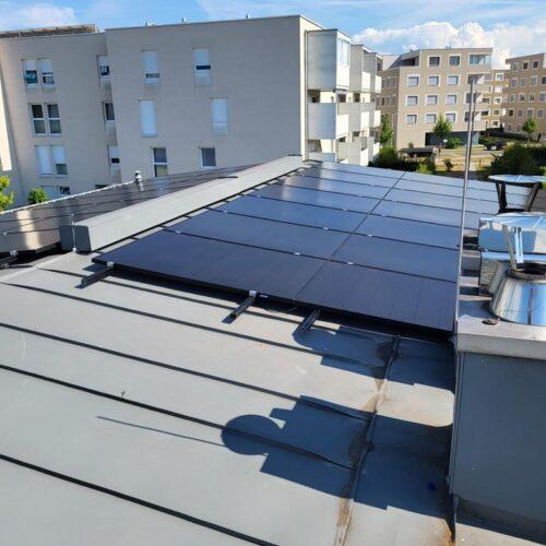 Photovoltaik Anlage Leonding, Blechfalzdach - BICHLER Installation & Sanitär GmbH