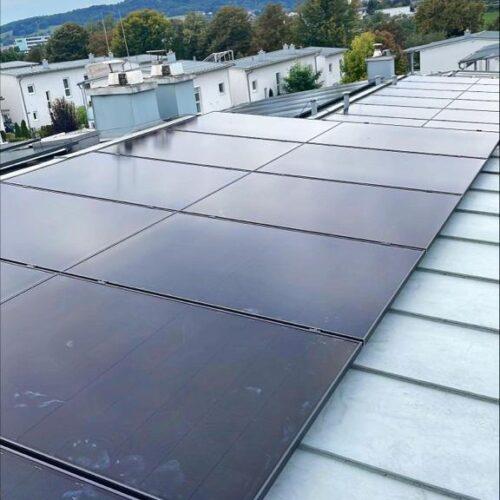 Photovoltaik Anlage Blechfalzdach Leonding - BICHLER Installation & Sanitär GmbH