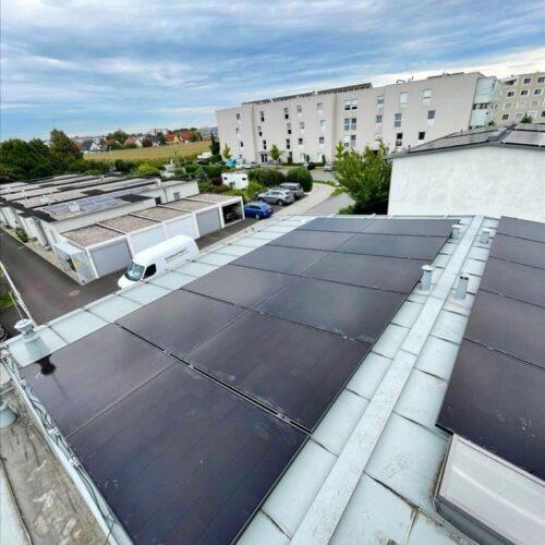 Photovoltaik Anlage Blechfalzdach Leonding - BICHLER Installation & Sanitär GmbH